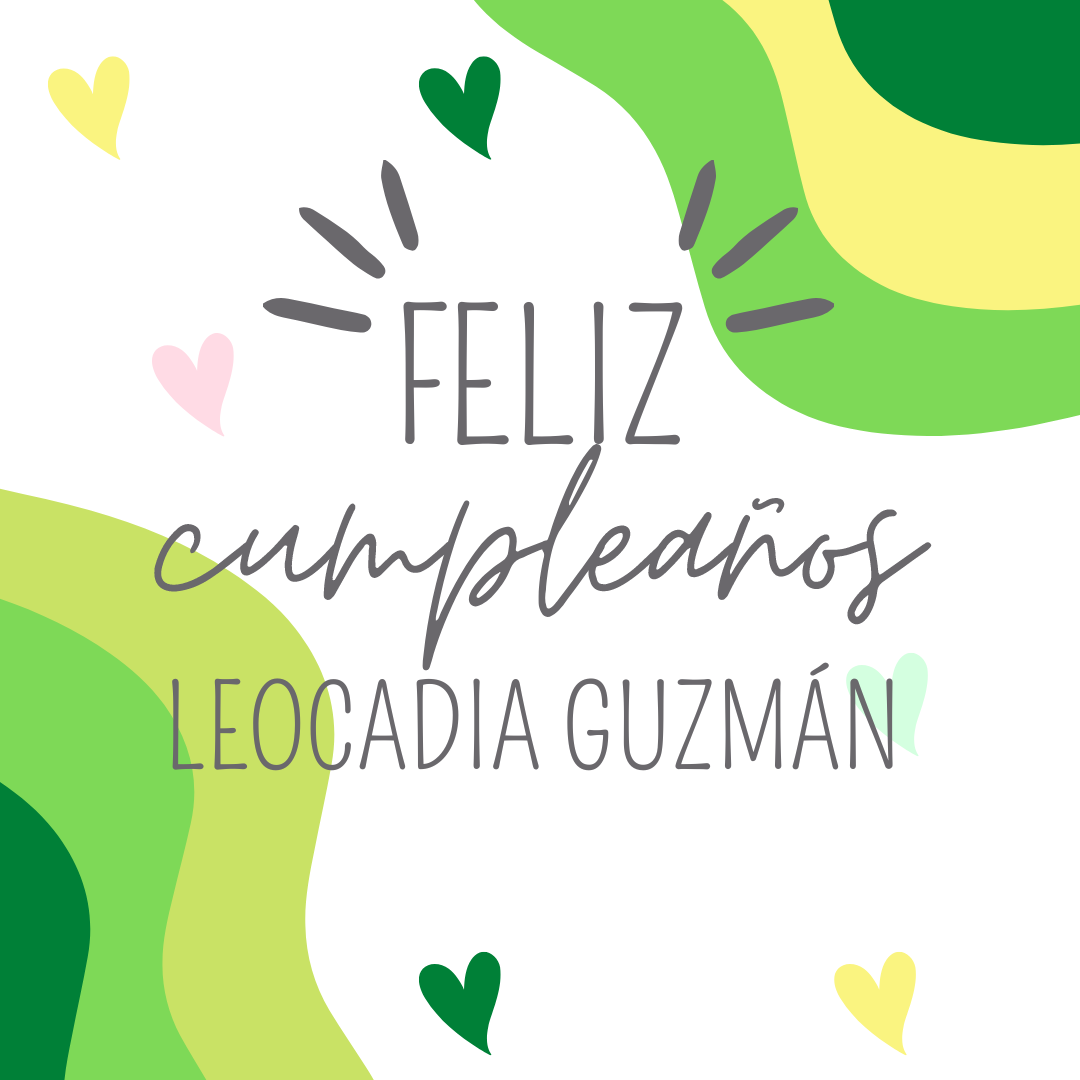Hoy se encuentra de cumpleaños la Licda. Leocadia Guzmán!!!